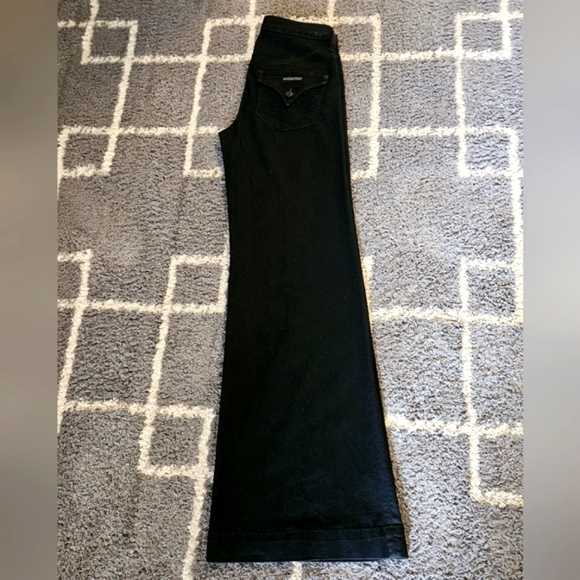 Hudson denim trousers, wide-leg flare, 29W, dark navy, near new condition - Picture 2 of 8
